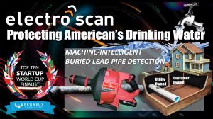 Electro Scan Inc.'s SWORDFISH represents the world first machine-intelligent device that automatically detects buried pipe materials, including copper, galvanized, plastic, and lead pipes, without digging.