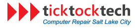 TickTockTech - Computer Repair Salt Lake City Logo