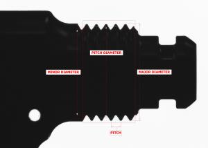 VisionGauge® Thread Inspection tools measure various thread features to ensure highly accurate quality requirements