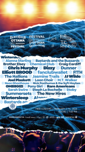 The BeaverTails Ottawa Ice Dragon Boat Festival presents “Live @ The Rainbow” headlined by Chris Murphy, Dizzy, Elliott BROOD, JJ Wilde, Joel Plaskett, OMBIIGIZI, Rare Americans, and Wintersleep.
