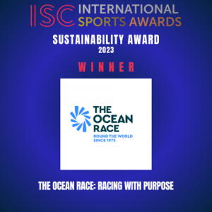 The Ocean Race has won the Sustainability category of the 2023 International Sports Awards, hosted by the International Sports Convention.