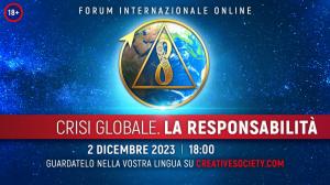 Crisi Globale. La Responsabilità | Forum Internazionale Online. 2 Dicembre 2023