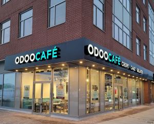Odoo Cafe Storefront at 209 Oak Park Blvd, Oakville, ON L6H 0M2