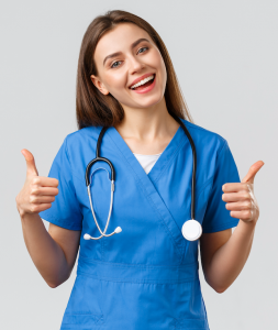 Happy Healthcare Worker