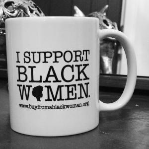 I Support Black Women mug