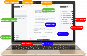 The chatbot interface of Medical Chat