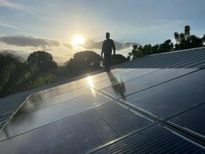 Brighten Haiti Solar Training Center gets solar energy.
