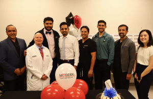Dr. Mayank Agarwal, Cardiologist at Modern Heart and Vascular (signing day)