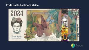 A banknote protected by a IS Structures dovid created with help of AI
