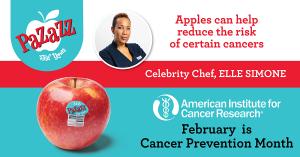 Pazazz Apple and Chef Elle Simone Scott team up during Cancer Prevention Month