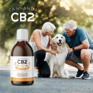Cannanda CB2 Hemp Seed Oil, infused with beta-caryophyllene, is suitable for humans and dogs