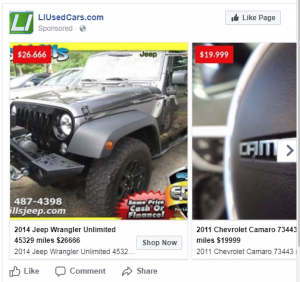 Sell more vehicles with Facebook for auto.
