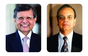 Professors Jagdish Sheth and Gyanendra Singh, authors of India’s Road To Transformation: Why Leadership Matters