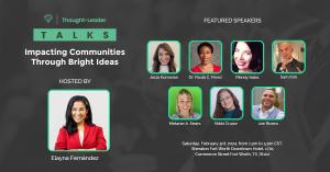 Thought Leader Talks Featured Speakers -  February 3rd, 2024, Fort Worth, Texas