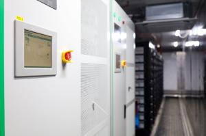 Wattstor battery energy storage system - an internal view of the container