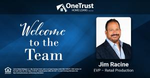 Welcome to the Team - Jim Racine - EVP - Retail Production