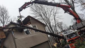 Tree Service In Atlanta, GA Tree Removal Fallen Tree On House