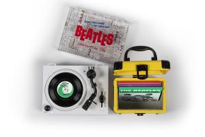 the 1964 Beatles Mini 3 Inch Turntable with matching 3 inch records