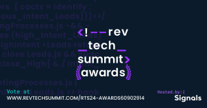 The RevTech Summit Awards winners are determined through crowd voting