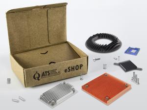 You can buy low-cost cooling hardware for hot PCB components at www.qats.com/eSHOP.