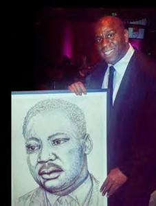 Martin Luther King drawing by Michael Jackson
