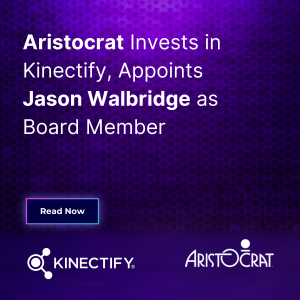 Kinectify and Aristocrat logos on a graphic image