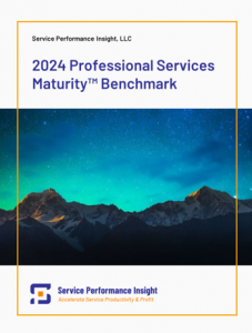 2024 Professional Services Maturity Benchmark Report