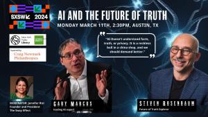 SXSW - AI and the Future of Truth