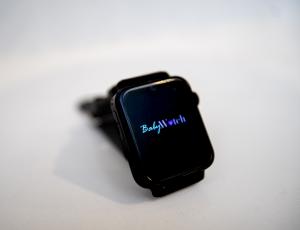 Babywatch wearable smartwatch for baby mom dad caregiver tracking