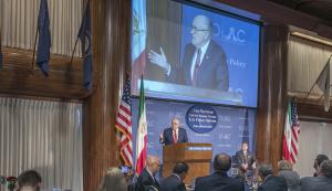 Washington, DC; March 1, 2018 - At a National Press Club luncheon titled, “Iran Uprising: Call for Regime Change, U.S. Policy Options,” the fourth in a series of OIAC-sponsored forums on Iran policy, former New York City Mayor Rudolph W. Giuliani urged th