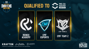 Reince Academy, CMF Esports and CMF Team Z earned 2024 PUBG Mobile Super League (PMSL) Qualifier slots from the IGE Masters South Asia PUBG MOBILE Tournament