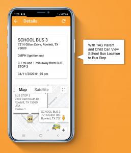 See School Bus Location, Speed and Route.