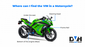 Where can i find the VIN on the Motorcycle?