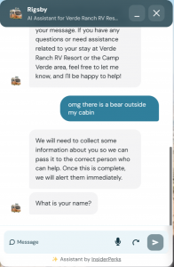 AI Chatbot for Campgrounds & RV Parks