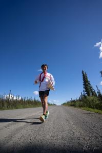 Wataru's 14,000 km  run with smile