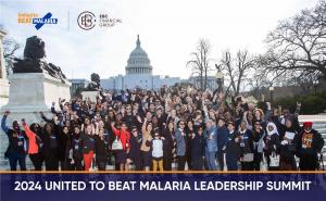 2024年 United to Beat Malaria リーダーシップサミット参加者の集合写真 