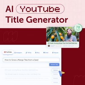 YouTube Title Generator by Headline Studio