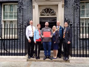 Bereaved Families Visit 10 Downing Street