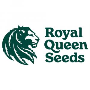 Copy of the Black text of the Royal Queen Seeds logo on white backgroun