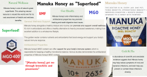 Manuka's superfood claims are similar to the health benefits of eating any raw honey