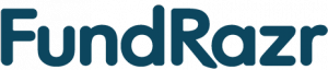 fundrazr logo in blue