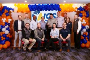 The IGS team celebrates the ADM Supplier of the Year award