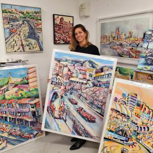 Anna-Louise Felstead, Artist in Residence at Automobilia Collectors Expo