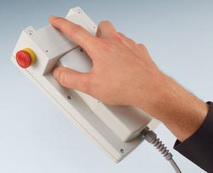 HAND-TERMINAL feature an ergonomic grip area