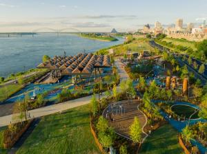 Tom Lee Park is a 31-acre, $61 million park on the Mississippi Riverfront in downtown Memphis
