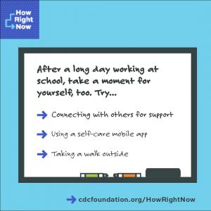 Social media graphic from the How Right Now Campaign