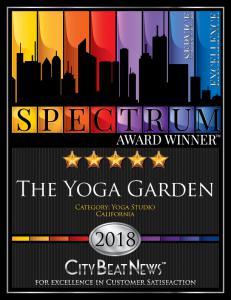 The Yoga Garden 2018 Spectrum Award