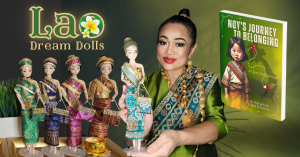 Lao doll and children's book