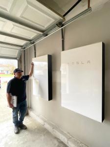 Kilo Hollow Energy Tesla Powerwall 2 Inside Garage