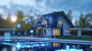 Smart home shows Bluetooth-enabled devices responding to a variety of sensor-responsive alerts that are capable of syncing, reading, alerting and communicating within the Bluetooth ecosystem.